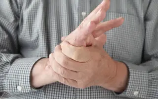 Man with numbness in hand
