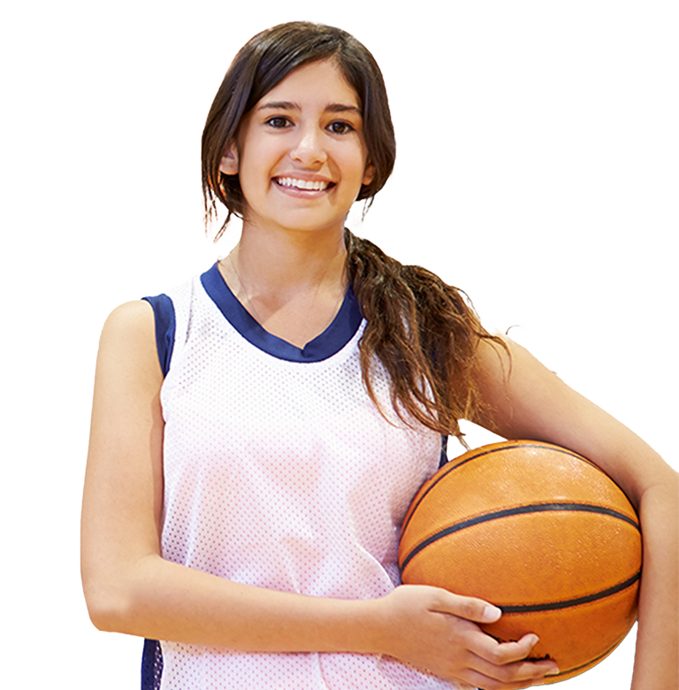 Young Girl Basketball